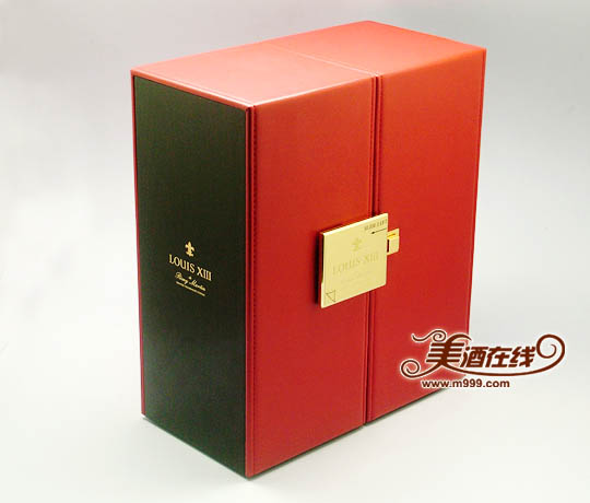法国人头马路易十三(700ml)礼盒侧面