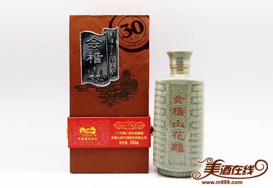 会稽山三十年陈国宴花雕酒(600ml)-美酒在线