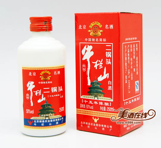 50度牛栏山十五年陈酿二锅头(250ml)-美酒在线