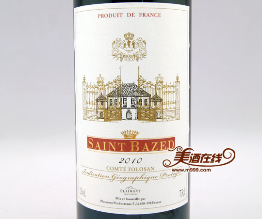法国巴泽尔干红葡萄酒(750ml)-美酒在线