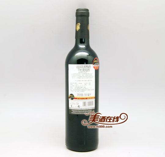 法国波尔多花都梅洛干红葡萄酒(750ml)-美酒在线